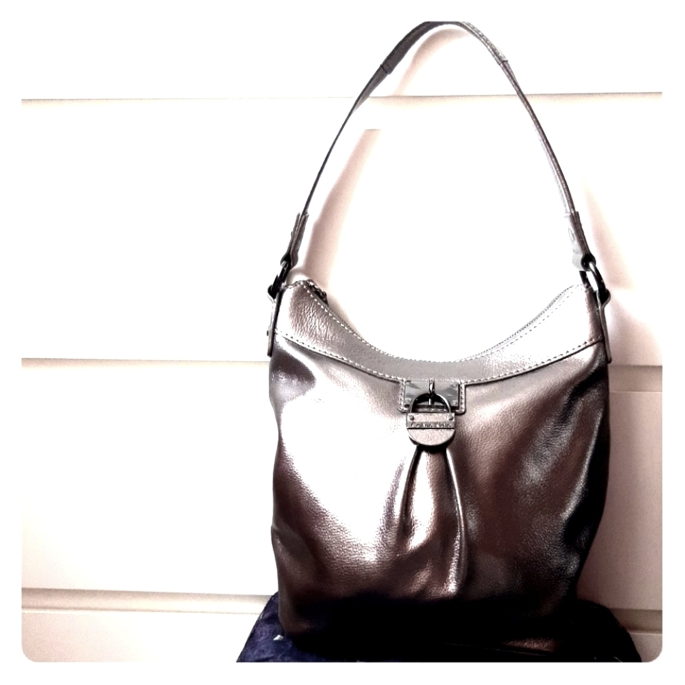 NEW CALVIN KLEIN Modena Leather Hobo Bag